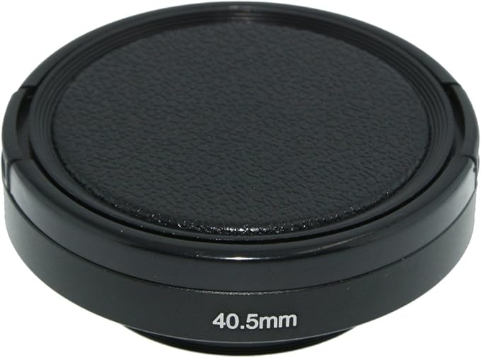 SIOTI 40.5mm Lens Hood, Oxidation Matte Anti Reflective Treatment, Aluminum Alloy, with 1 * 58mm Lens Cap, Compatible with Sony/Canon/Nikon/Fuji etc >16mm Camera Lens