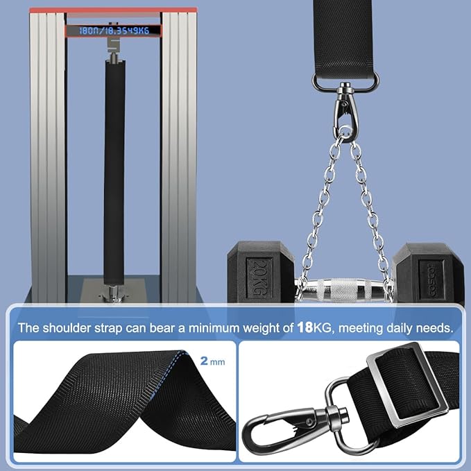 ZINZ Shoulder Strap 78" Belt with Neoprene Thick Padded, Universal Bag Strap with Double Adjustable Buckles and Metal Swivel Hooks,Ideal for Individuals 5'11" and Taller,Red edge