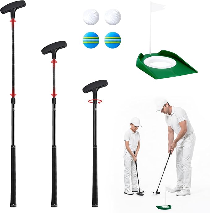 Golf Club Cleaning Kit,Golf Accessories,Golf Cleaning Kit with Golf Club Cleaner Water Brush,Towel,Divot Repair Tool,Groove Sharpener,Golf Ball Alignment Complete Golf Kit