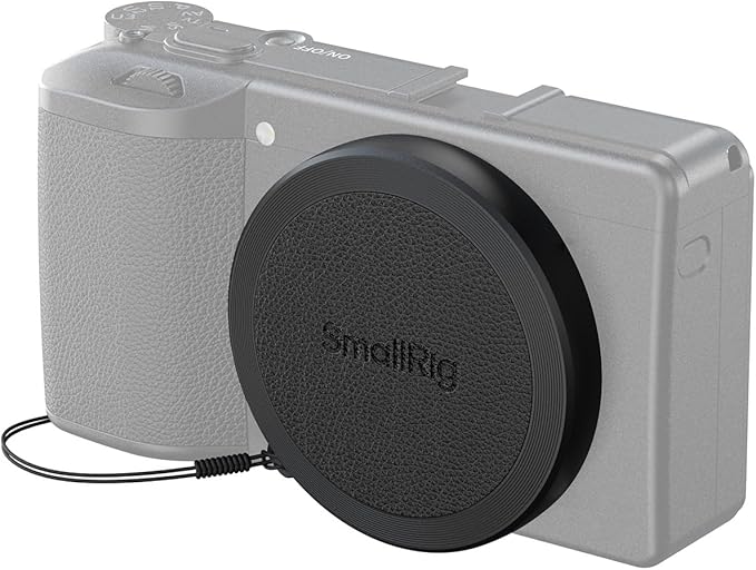 SmallRig Lens Protective Cap for RICOH GR IV GRIV with Anti-Loss Strap, Anti-Scratch Aluminum Lens Cover with Soft EVA Interior, Accessories for RICOH GR IV - 5680