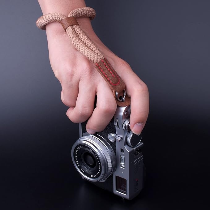 Camera Wrist Strap,Hand Strap Lanyard for DSLR SLR Mirrorless Camera Rope Adjustable Safety Strap(Coffee)
