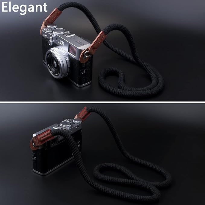 Camera Strap,Soft Rope Camera Neck Strap, Shoulder Strap for DSLR SLR Mirrorless Camera with Round Hole Interface 100cm