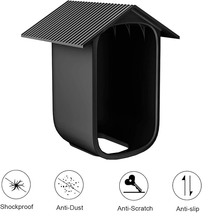 Camera Silicone Protective Cover/Case/Skin Compatible with eufy Security eufyCam S300 eufyCam 3C, Security Camera Outdoor Wireless, Protection Against UV Rays and Rain