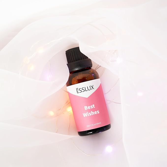 Best Wishes Fragrance Oil, ESSLUX Aromatherapy Essential Scented Oils for Home for Diffuser, Massage, Soap, Candle Making Scents, Perfume, Humidifier, 30 ml