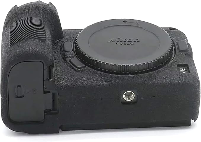 Professional Secure Silicone Camera Case Cover Housing Body Skin for Nikon Z6 Z7 Full Frame Mirrorless Camera (Black)