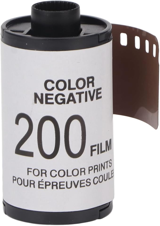 8 Sheets 35mm ISO200 Color Film, Camera Color Film 135, High Definition Wide Exposure High Contrast, Vintage Style Color Print Film for Photography, Suitable for 135 Camera