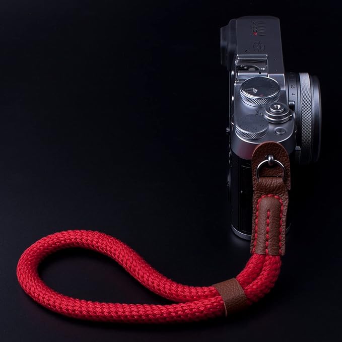Camera Wrist Strap,Hand Strap lanyard for DSLR SLR Mirrorless Camera Rope Adjustable Safety Strap(Red)