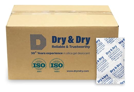 Dry & Dry 30 Gram [600 Packet] Silica Gel Packets Desiccants, Silica Gel Packs - Rechargeable Silica Packets, Silica Gel, Desiccant Packs for Food Storage