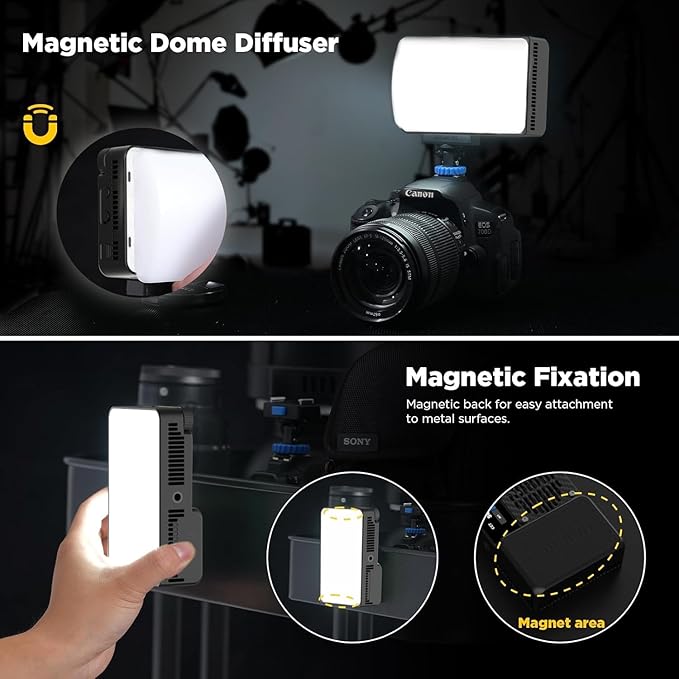 Amaran Ace 25c Kit RGB Video Light,25W On Camera Pocket Video Light CCT 2300k-10000k, 5,908 lux @ 0.5m Illumination,with Rechargeable Battery and PD Charging (White)