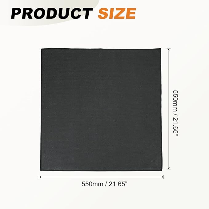 PATIKIL 22" x 22" Camera Protective Wrap, Magic Self-Adhesive Cloth Anti-scratch Lens Pouches for Camera Lens DSLR Phone Laptop, Black