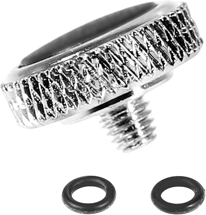 Shutter Button for Fujifilm X-T5, Soft Shutter Release Button for Fujifilm X100VI XPRO3 X100T XE4 XT20 XT50 XT3 XT4 XT30II Cameras (Silver + Black Surface)