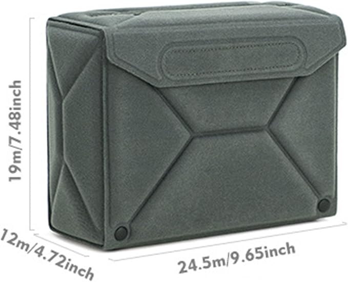 Camera Bag Insert Shockproof Equipment Photography Pouch Protection Portable Outdoor Compartment Padded Inner Case, Grey M