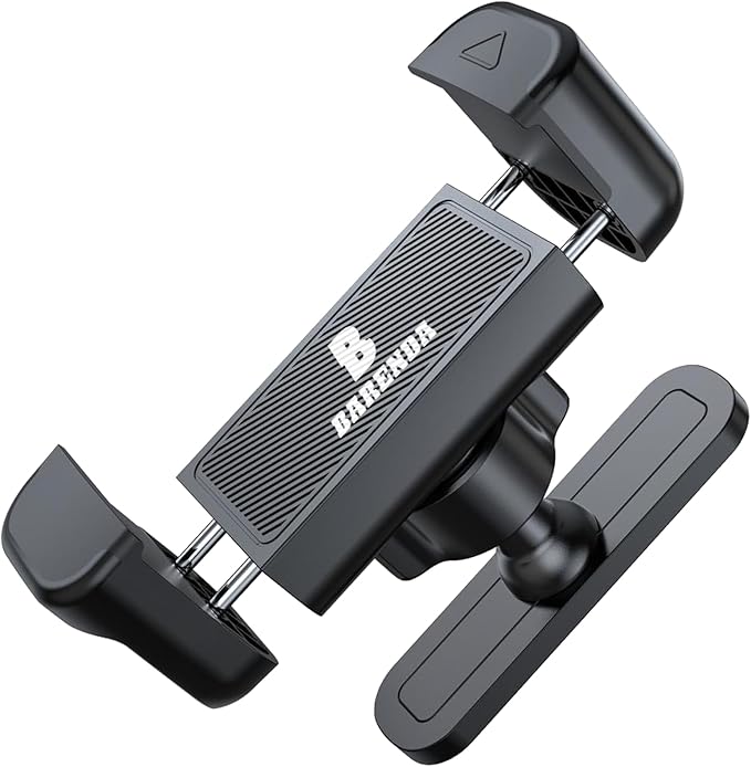 Magnetic Phone Holder for Gym with N52 Magnet and Secure Clip, Strong Magnetic Phone Mount for All Phones, Attaches to Metal Surfaces, Portable Gym Accessories for Men & Women, Secure Grip