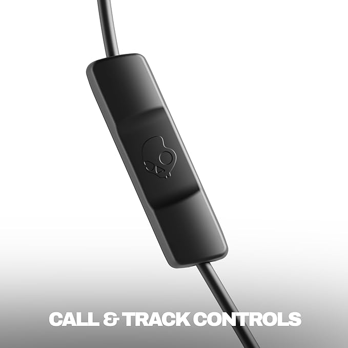Skullcandy Jib USB-C Wired Earbuds with Noise Isolation, Inline Microphone Call and Track Control for iPhone Android, Ear Gel Sizes Included for Custom Fit - True Black