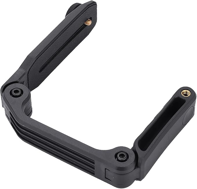 UGrip Video Filming Camera Handle, Handheld Stabilizer Holder Grip for DSLR and Digital Video Camera, Foldable U Shape Design with Built in Hex Wrench and Universal Screw HOL