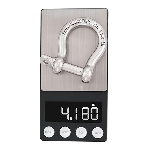 SHONAN 3/8" Bow Shackles, Heavy Duty D Ring Shackle Marine Grade, 2 Pcs Stainless Steel Boat Anchor Kit Large Screw Shackles for Chain or Strap, 1420 Lbs Capacity