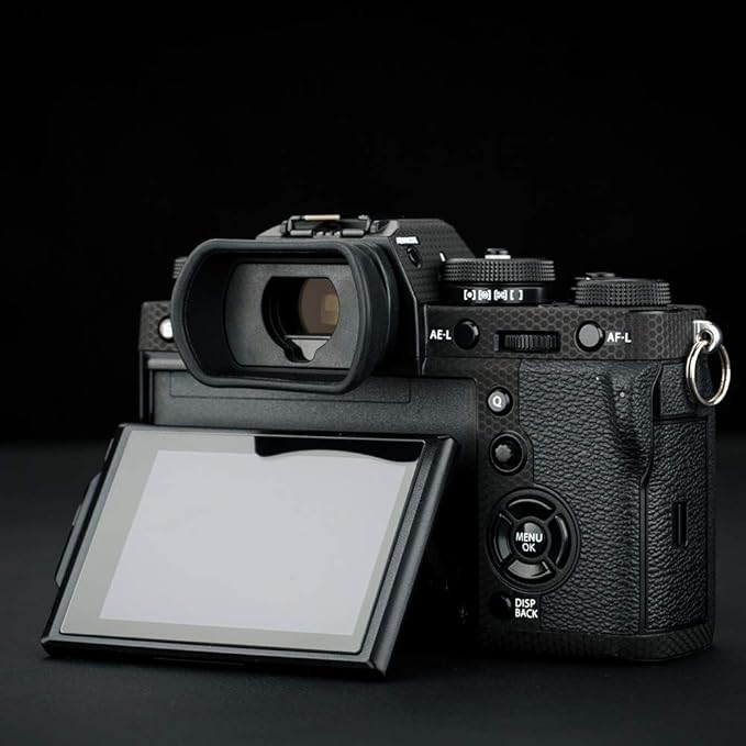 Kiwifotos Long Soft Viewfinder Eyecup Eyepiece for Fuji Fujifilm X-T5 X-T4 X-T3 X-T2 X-T1 X-H1 X-H2 X-H2S XT5 XT4 XT3 XT2 GFX 50S II GFX100S GFX100 Camera,Replace Fujifilm EC-XT L,EC-GFX,EC-XHW Eyecup