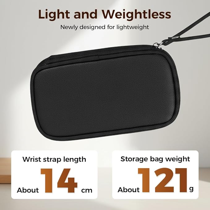 Cord Organizer Travel,Electronic Data Cable Organizer Pouch Black,Tech Accessories Compact Storage Bag for Earphone Case,Charger,AirPods,HDMI,Travel Essentials for Men Women (Navy Blue)
