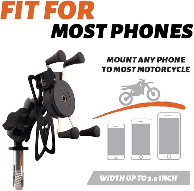 Motorcycles Phone Mount with Charger Mobile Phone Holder GPS Navigation Bracket for BMW S1000RR Suzuki GSX 1300R Hayabusa GSX-R 600 750 1000 Yamaha YZF Kawasaki Ninja Honda CBR -2023 New