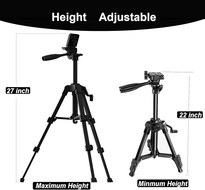 Zatelitount Starlink Mini Tripod Mount , Adjustable Height and Tilt, Starlink V4 Kit Satellite Pole Mount Kit with Tripod Adapter, Compatible with Starlink Mini Antenna