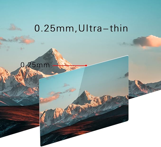 kinokoo Screen Protector for Fuji X-S10/XS10 Digital Camera, 0.25mm 9H Hardness Tempered Glass Film fuji xs10 film Bubble-free/Anti-scratch(2 pack)