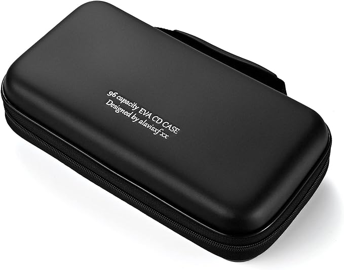 DVD Case, EVA CD Case Holder Storage Organizer Portable Protective DVD Wallet Holder for Car