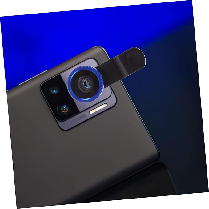 POPETPOP 3-in-1 Clip-On Phone Lens Set Fisheye Wide Angle Macro Mobile Camera Lens for Smartphones Compatible and Portable Clip Design for Photography Enthusiasts