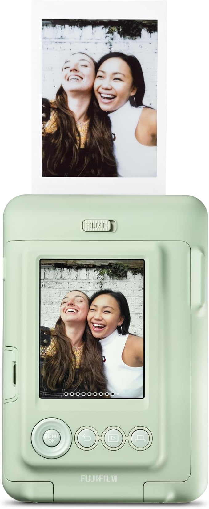 Fujifilm INSTAX Mini LIPLAY Hybrid Instant Camera - Matcha Green