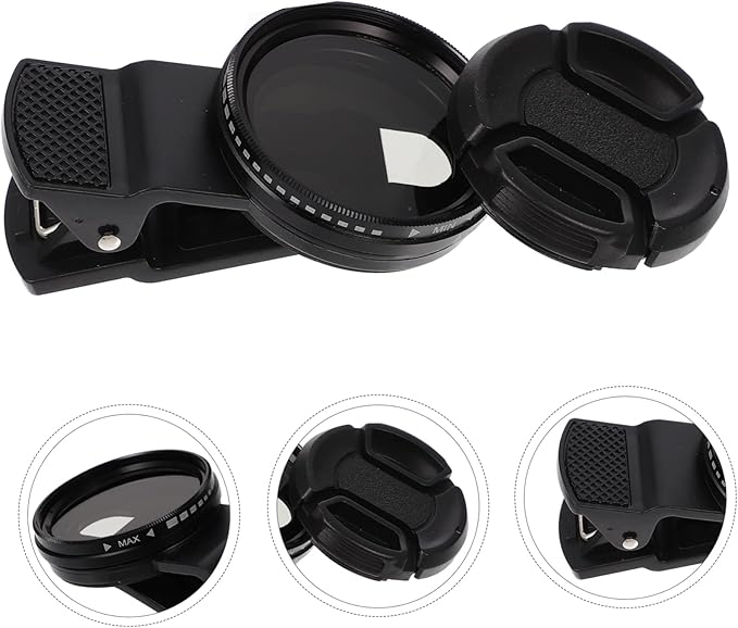 Gadpiparty 3sets Smartphone Lens Filter Clip Lightweight Neutral Density Camera Accessory for Enhanced Photography Clarity and Brightness Compatibility for Mobile Phones