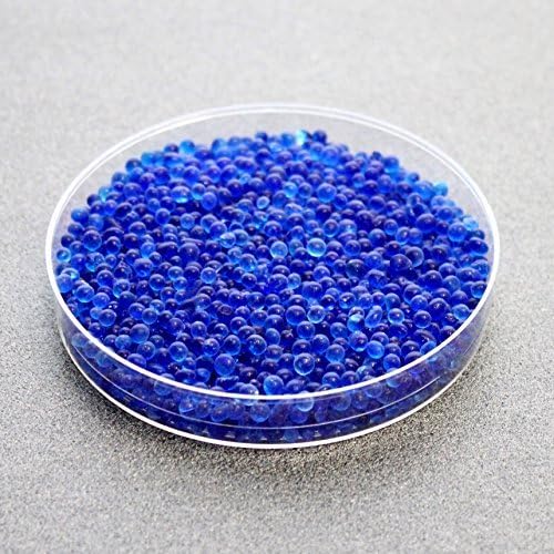 Dry & Dry [30 LBS] Blue Indicating Silica Gel Beads(Industry Standard 3-5 mm) - Reusable Desiccant Beads Silica Beads(Blue to Pink) Silica Gel Bulk