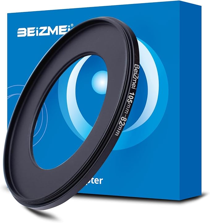 105mm to 82mm Camera Filters Ring,Step-Down Filters Ring Compatiable All Brands Ø105mm Lens to Ø82mm Camera Accessory.Made of CNC.