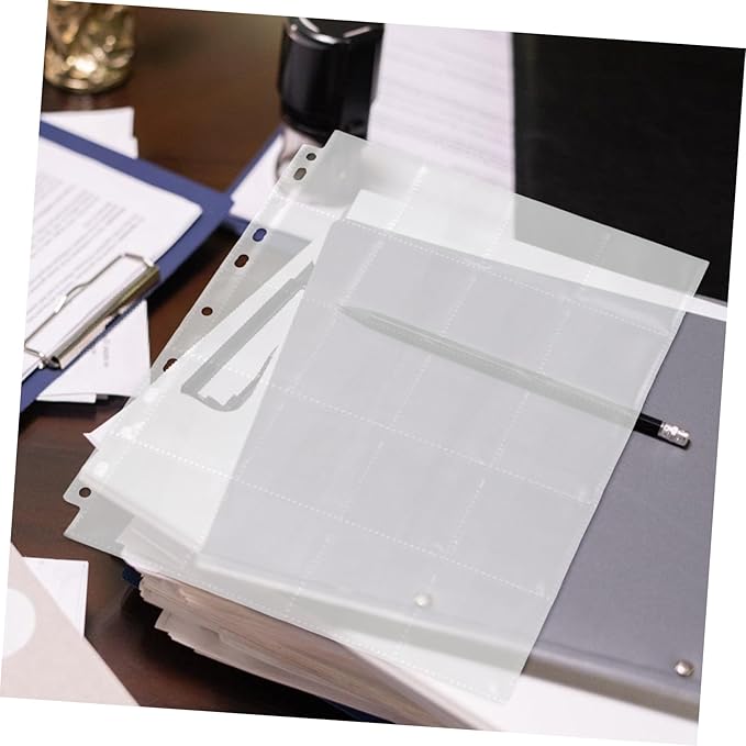 DOITOOL Organize Your Negatives 30pcs Film Negative Sleeves Binder Bag Ring Design for Easy Access