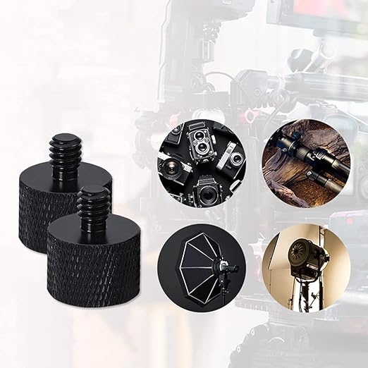 5/8 Female to 1/4 3/8 Male Camera Screw Adapter Thread for Mounting Camera Tripod