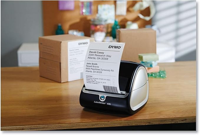 DYMO Authentic LW Extra-Large Shipping Labels for LabelWriter Label Printers, White, 4" x 6", 10 Rolls of 220 (2200 Total)