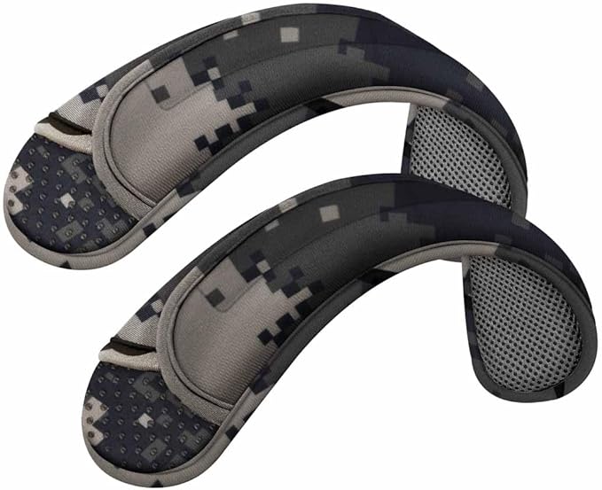 ZINZ 2-Pack Universal Shoulder Pad with Ultra thick Cushion for Bag Luggage Bag Crossbody, Plus Long & Anti-Slip & Breathable,Camouflage gray-2pack