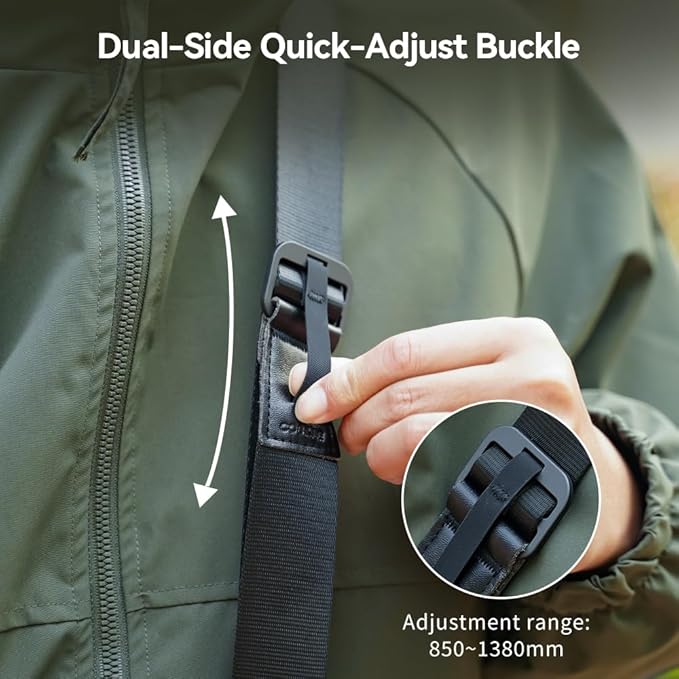 XILETU Camera Strap Shoulder Strap with Magnetic Adsorption Function for Easy Installation and Removal of The Camera (Black)