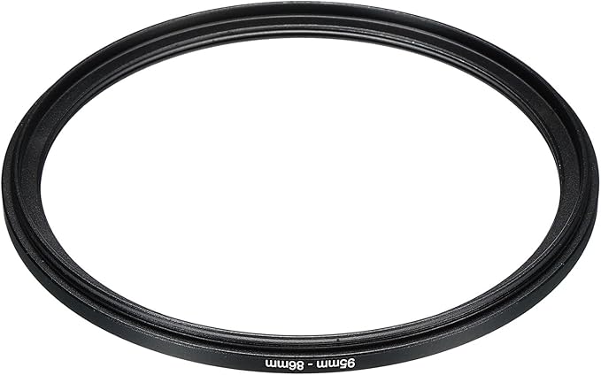 PATIKIL 95mm-86mm Metal Step Down Ring, Camera Lens Filter Adapter Ring Aluminum Filter Adapter Ring for Camera Lenses Hood, Black