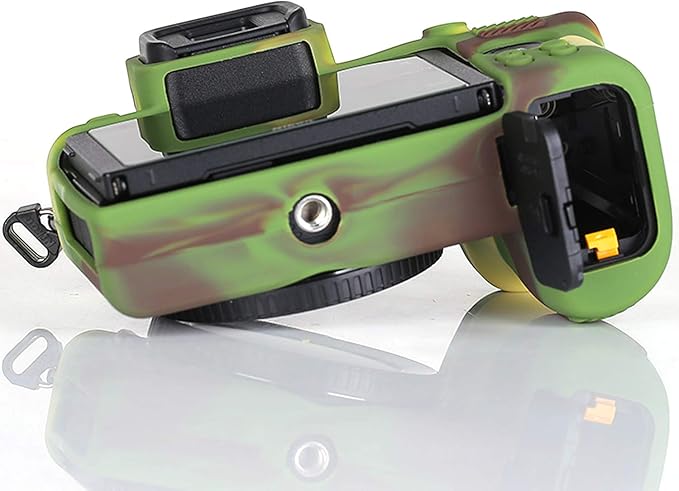 Professional Secure Silicone Camera Case Cover Housing Body Skin for Nikon Z50 Z 50 Mirrorless Digital Camera (Camouflage)