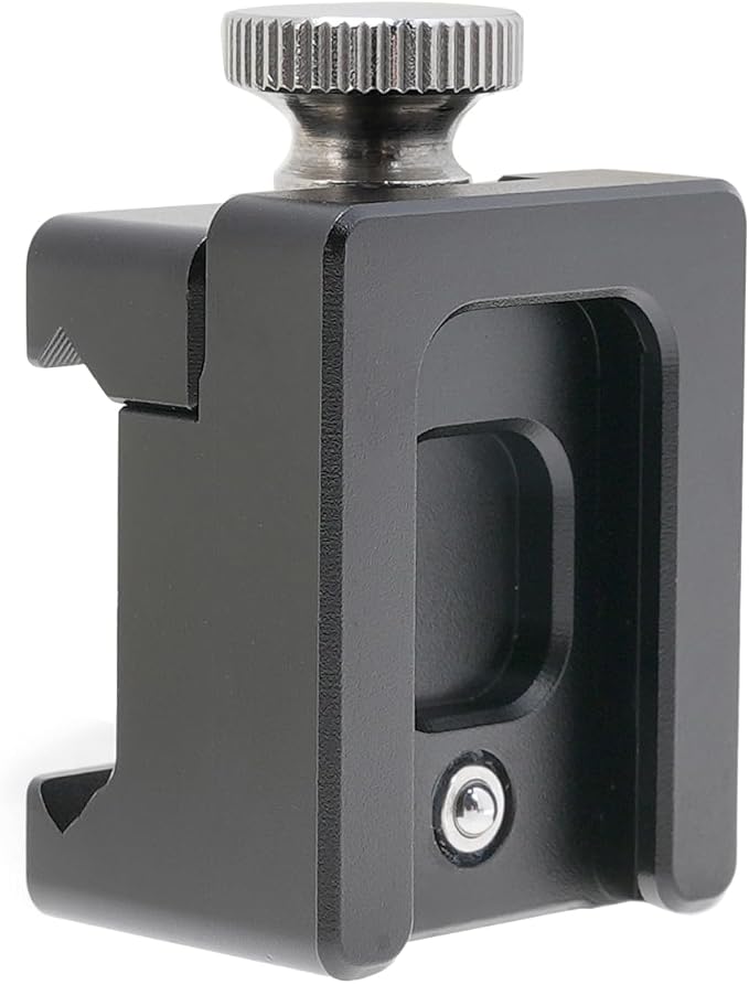 FocusFoto Quick Release NATO Clamp to Cold Shoe Mount Adapter for NATO Rail Silder, Camera Cage, Stabilizers, Compatible with DJI Ronin RSC2, RS3, RS3 Pro, RS3 Mini, RS4, and RS4 Pro Gimbal
