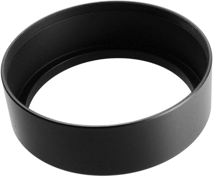 Metal Lens Hood Sun Shade Compatible with Panasonic Lumix Fujifilm Olympus Pentax Samsung Sigma Rangefinder Universal Cameras (40.5mm)