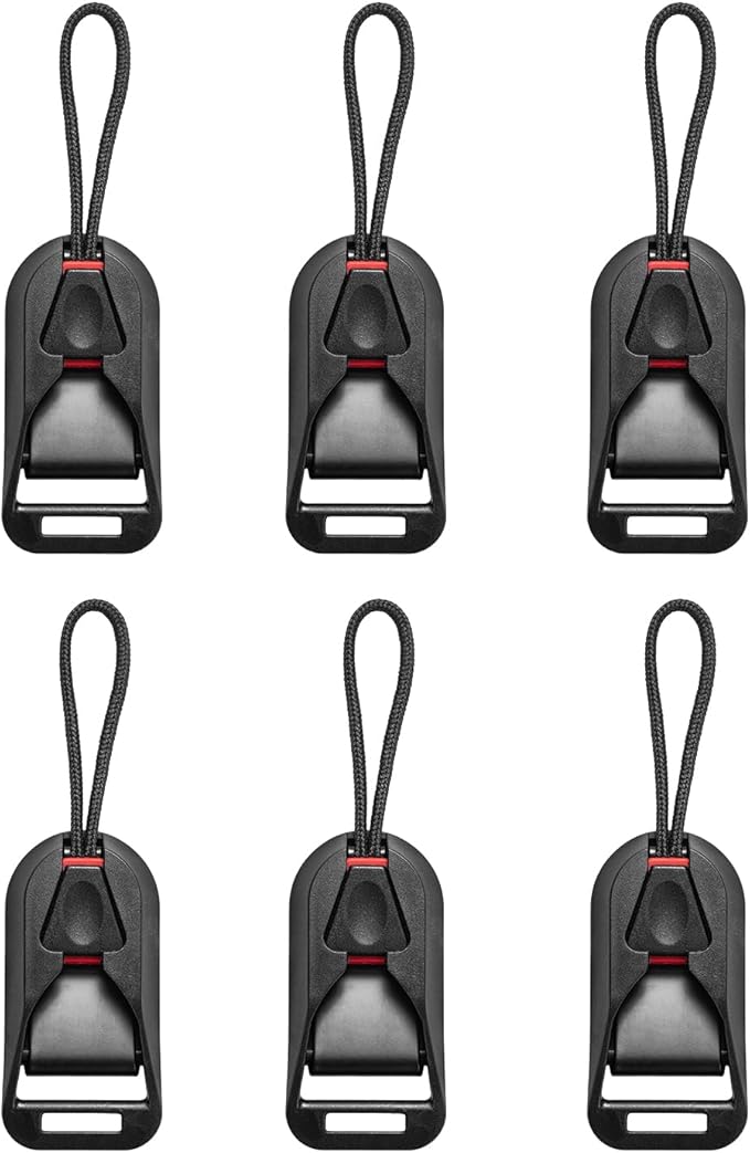6-Piece Camera Strap Quick Release Kit - Neck Strap and Wrist Strap Quick Release