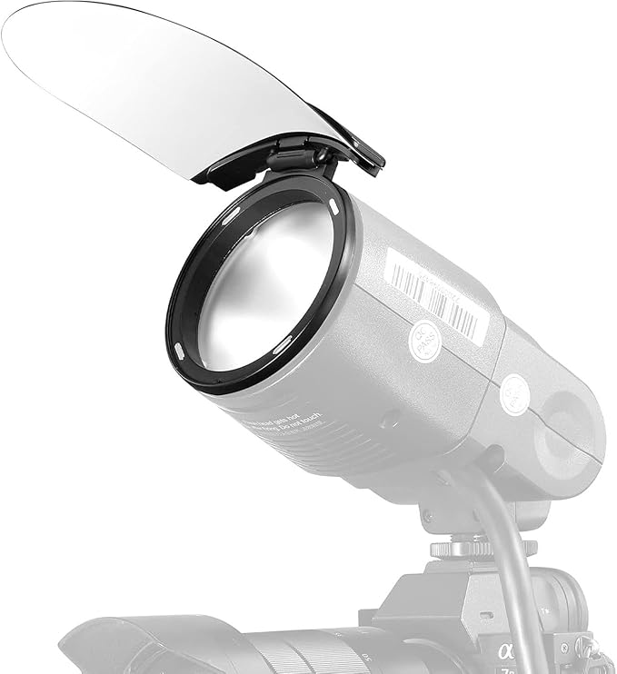 Godox AK-R12 Bounce Card for Round Head Flashes, Compatible with V1, V1Pro, V100, AD100Pro, and AD200 Series (H200R Required for AD200, AD200Pro, AD200Pro II)
