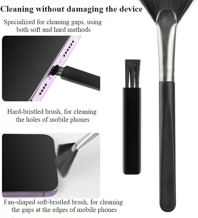 18-in-1 Multifunctional Cleaning kit | All-Purpose Tool Keyboard Camera Screen Cleaning + Stand Storage Box | Office Desk, Photography Hobby, Business Trip