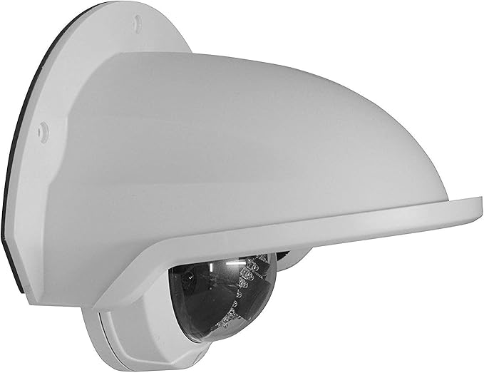 SDS DS-1250ZJ Universal Sun Rain Shade Camera Cover Shield Cover Shield for Nest/Ring/Arlo/Dome/Bullet Outdoor Camera (1 Pack, White)