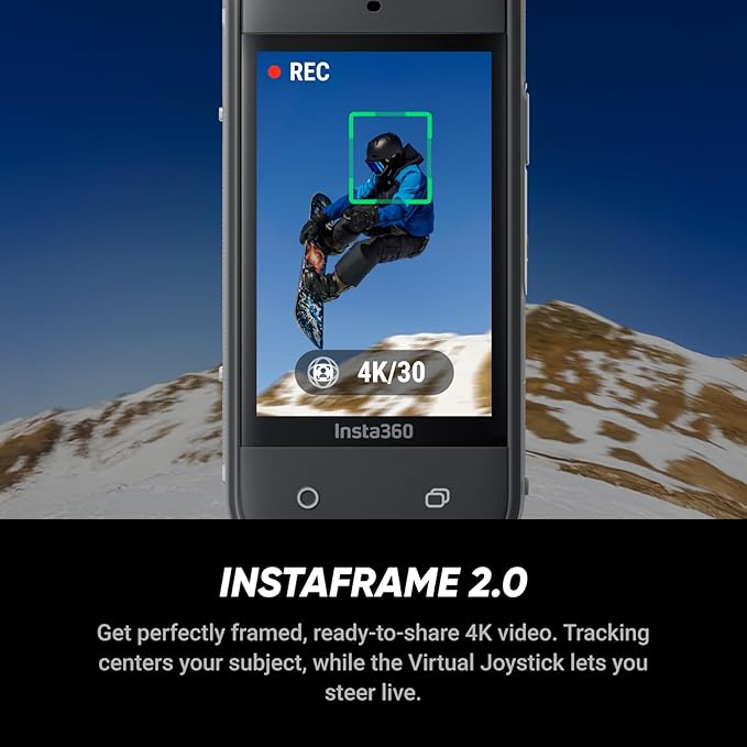 Insta360 X5 Starter Bundle - Waterproof 8K 360° Action Camera, Leading Low Light, Invisible Selfie Stick Effect, Rugged & Replaceable Lens, 3-Hour Battery, Clear Audio, Stabilization