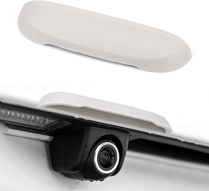 Backup Camera Rain Cover, All-Weather Soft Silicone Rear View Car Camera Rain Guard Universal Fit Anti Protection for Vehicle Reversing Cameras (White)