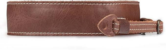 MegaGear Personalized Genuine Leather Camera Strap Custom Engraved DSLR & SLR Shoulder/Neck Strap