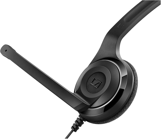 Sennheiser Consumer Audio EPOS PC 7 USB - Mono USB Headset for PC and MAC, Black (504196) (Pack of 3)