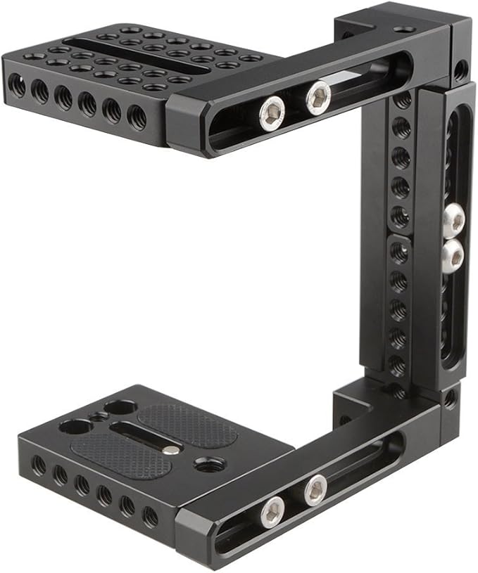 CAMVATE Adjustable Camera Cage Fit for Right Handle and Left Handle Camera(Basic) - 1722