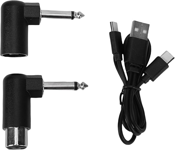 Bewinner 2.4GHz Wireless Microphone System, XLR Transmitter & Receiver, 24Bit/48kHz, Plug & Play Wireless Mic Adapter for Camera, PA, Mixer, Studio, Live Streaming (1 for 1)